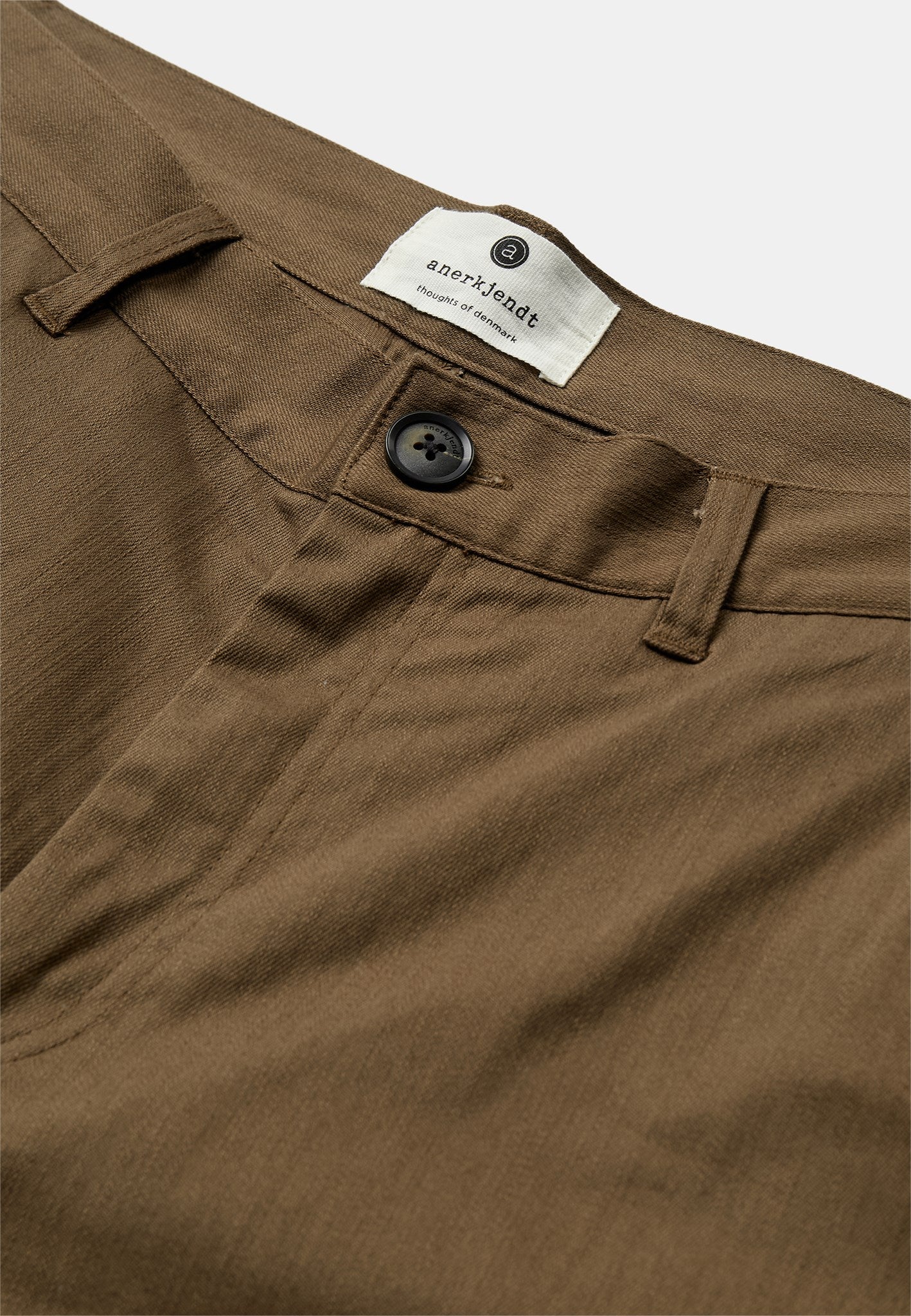 AKJAKOB COTTON SHORTS - Teak