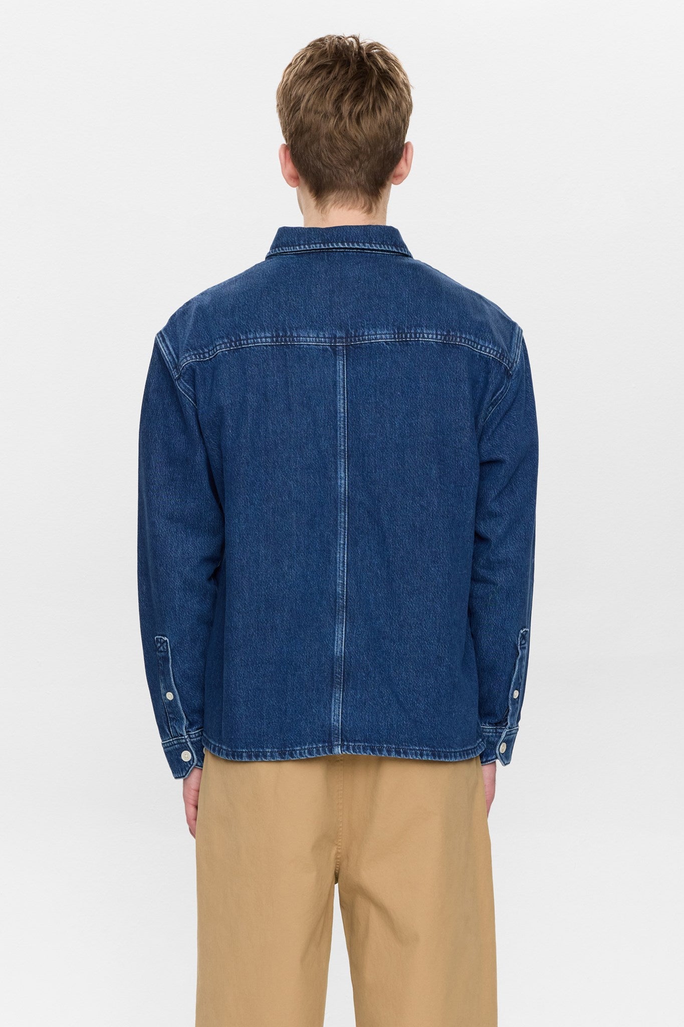 AKOTTO DENIM OVERSHIRT - Sky Captain