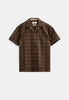 AKLEANDER LACE EMB SS SHIRT - Teak