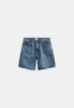 AKJONAS SHORTS - 8012 W.MED BLUE - Worn Medium Blue