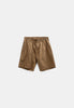 AKJAMES COT/LINEN/VIS ELA SHORTS - Teak