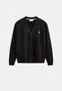 AKSINUS VISCOSE CARDIGAN - Caviar