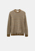 AKSUNE CHENILLE STRIPE KNIT - Ermine