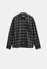 AKOTTO FLANNEL CHECK LS SHIRT - Caviar