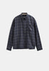 AKOTTO FLANNEL CHECK LS SHIRT - Sky Captain
