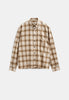 AKOTTO FLANNEL CHECK LS SHIRT - Ermine