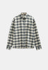 AKOTTO FLANNEL CHECK LS SHIRT - Tofu