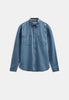 AKLAURITS DENIM LS SHIRT - Light Blue Denim