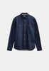 AKLAURITS DENIM LS SHIRT - Medium Blue Denim