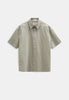 AKOTTO CHECK SS SHIRT - Forest night