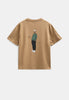 AKVILLADS HAVE A NICE DAY TEE - Ermine