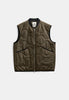 AKROBIN QUILT GILET - Forest night