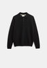 AKPETER MERINO LS POLO - Caviar
