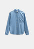 AKLAURITS LIGHT DENIM LS SHIRT - Medium Blue Denim