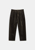 AKJAKOB CORD PANTS - Forest night