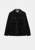 AKOSCAR CORD OVERSHIRT - Caviar