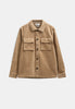 AKOSCAR CORD OVERSHIRT - Ermine