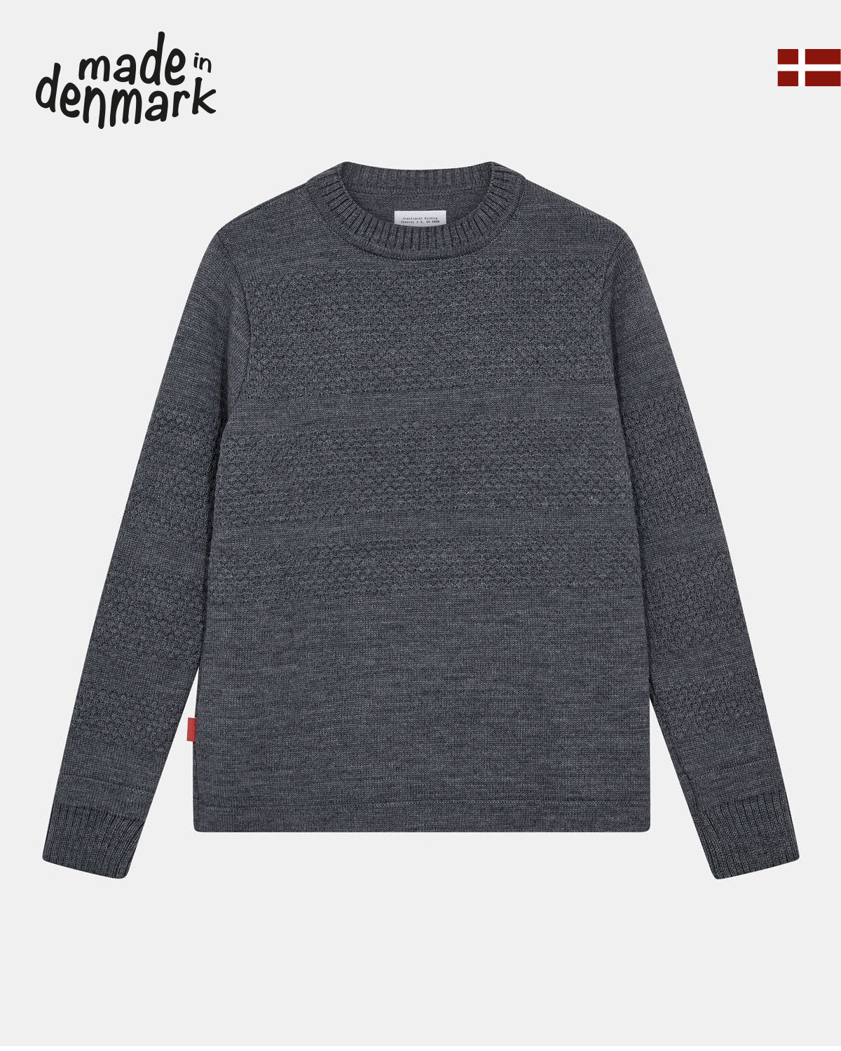 AKSTEFAN KNIT - Granit grey mel