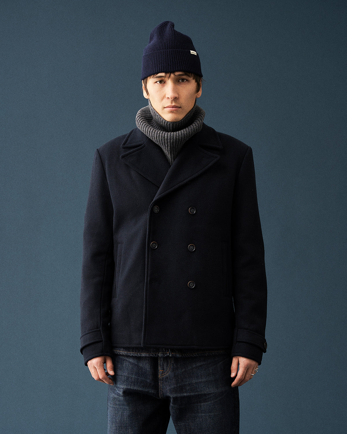AKBØRGE WOOL COAT - Sky Captain