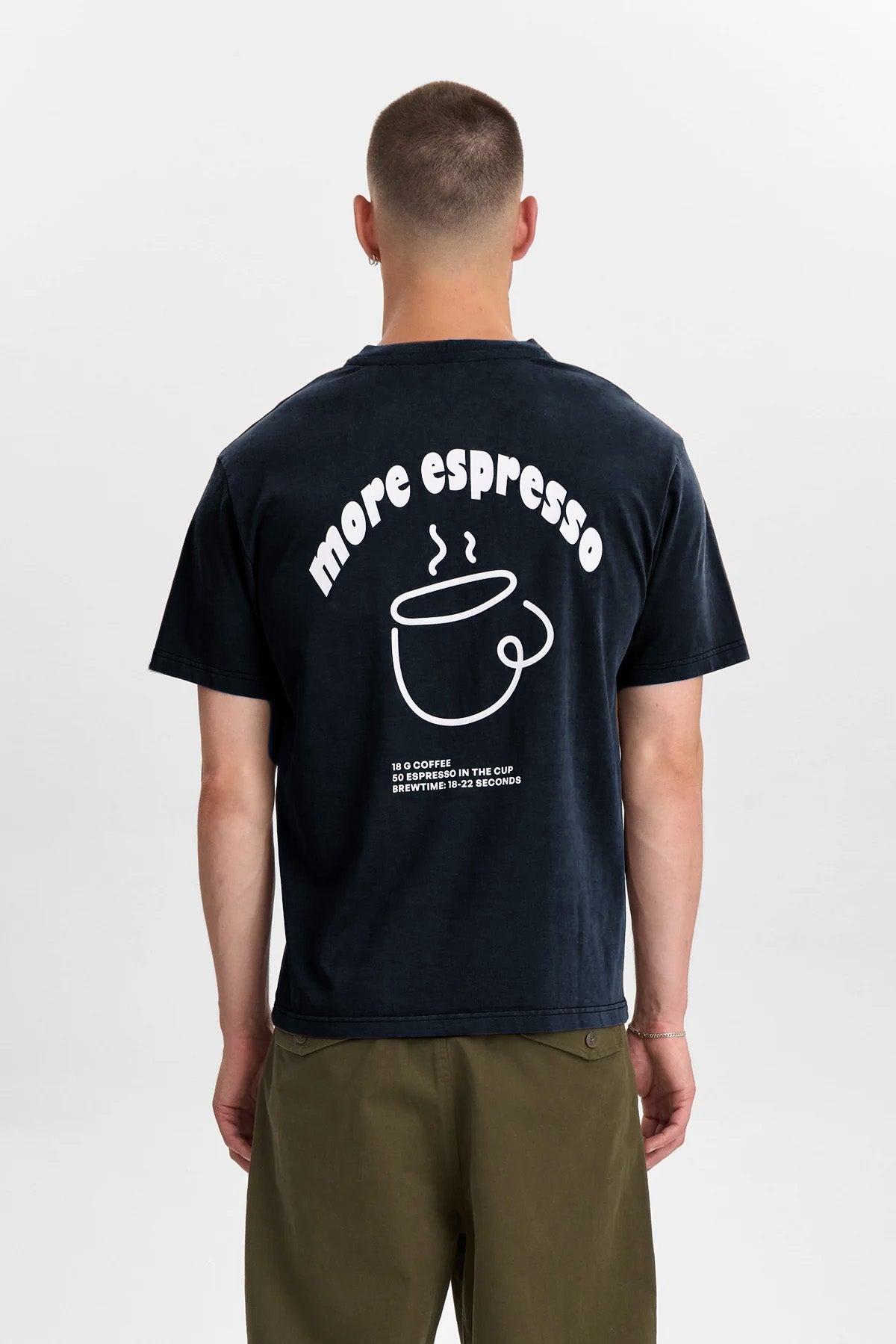 AKVILLADS ESPRESSO PRINT S/S TEE - Sky Captain