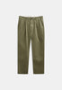 AKJAN COTTON POPLIN PANTS - Loden Green