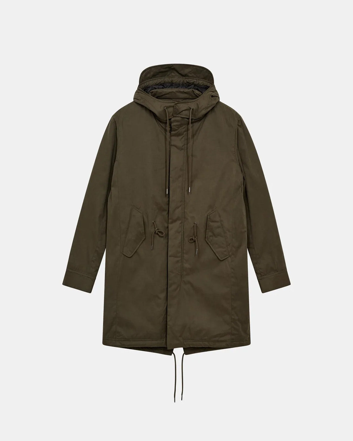 AKPER COTTON/NYLON PARKA JACKET - Forest night
