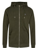 AKELLIOT NOOS ZIP HOODIE - Forest night