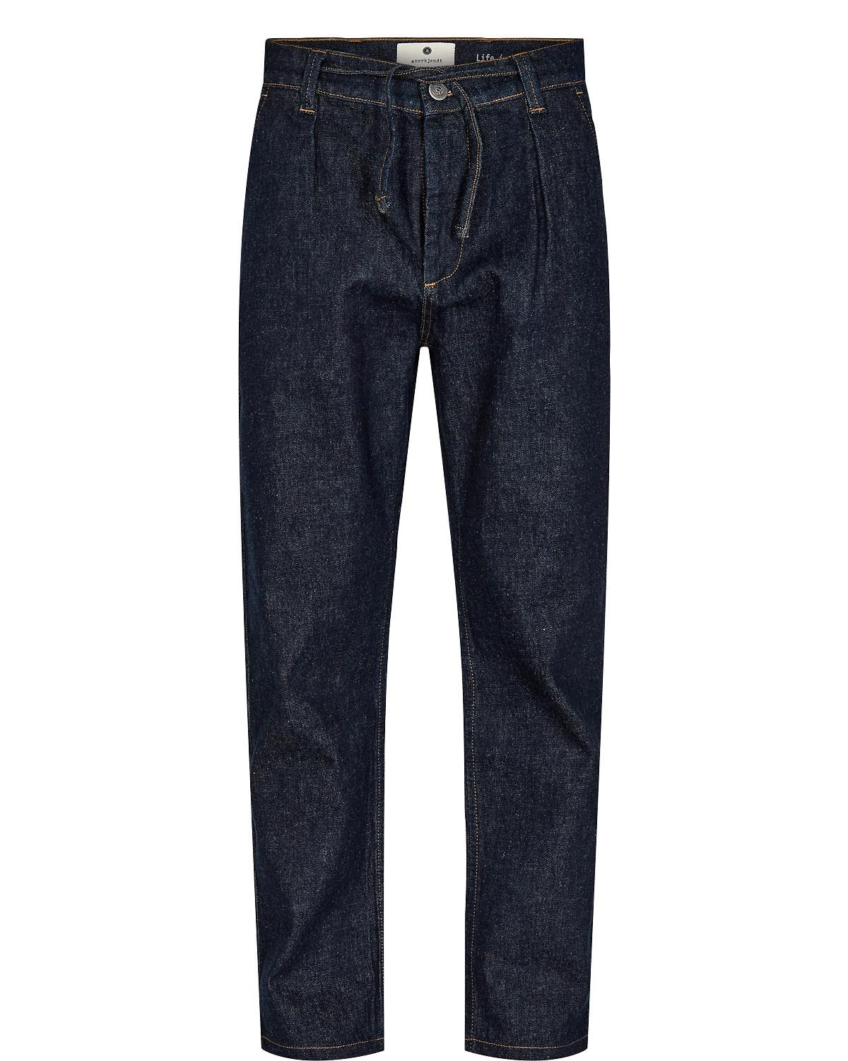 Akjan AKJAN DENIM PLEAT PANTS - Raw Denim