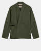 AKJESPER KIMONO OVERSHIRT - Olivine
