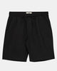 AKLT JAMES COT/LINEN ELA SHORTS - Caviar